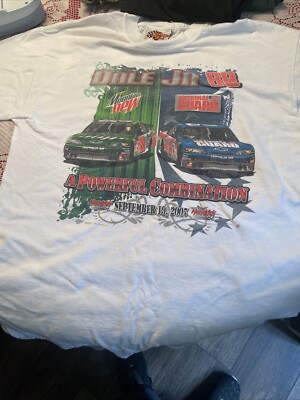 NASCAR #88 DALE EARNHARDT JR ''A POWERFUL COMBINATION'' SHIRT CHASE AUTHENTICS Lg.