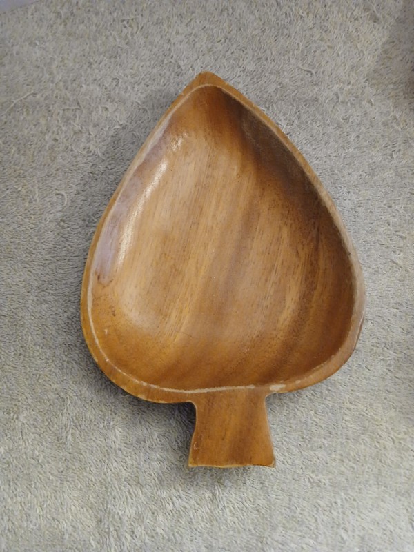 Vintage Hand Made by "The Hardwood Factory" Monkypod Wood, Kauai, Hawaii