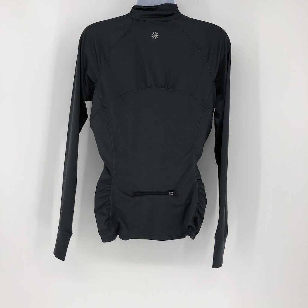 Athleta Women's Black Solid Polyester Long Sleeve… - image 4