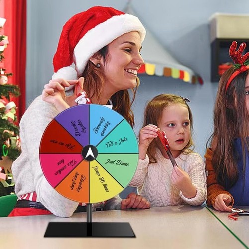 Round Dry Erase Spin Wheel Multicolor Spinner Game New Color Roulette ...