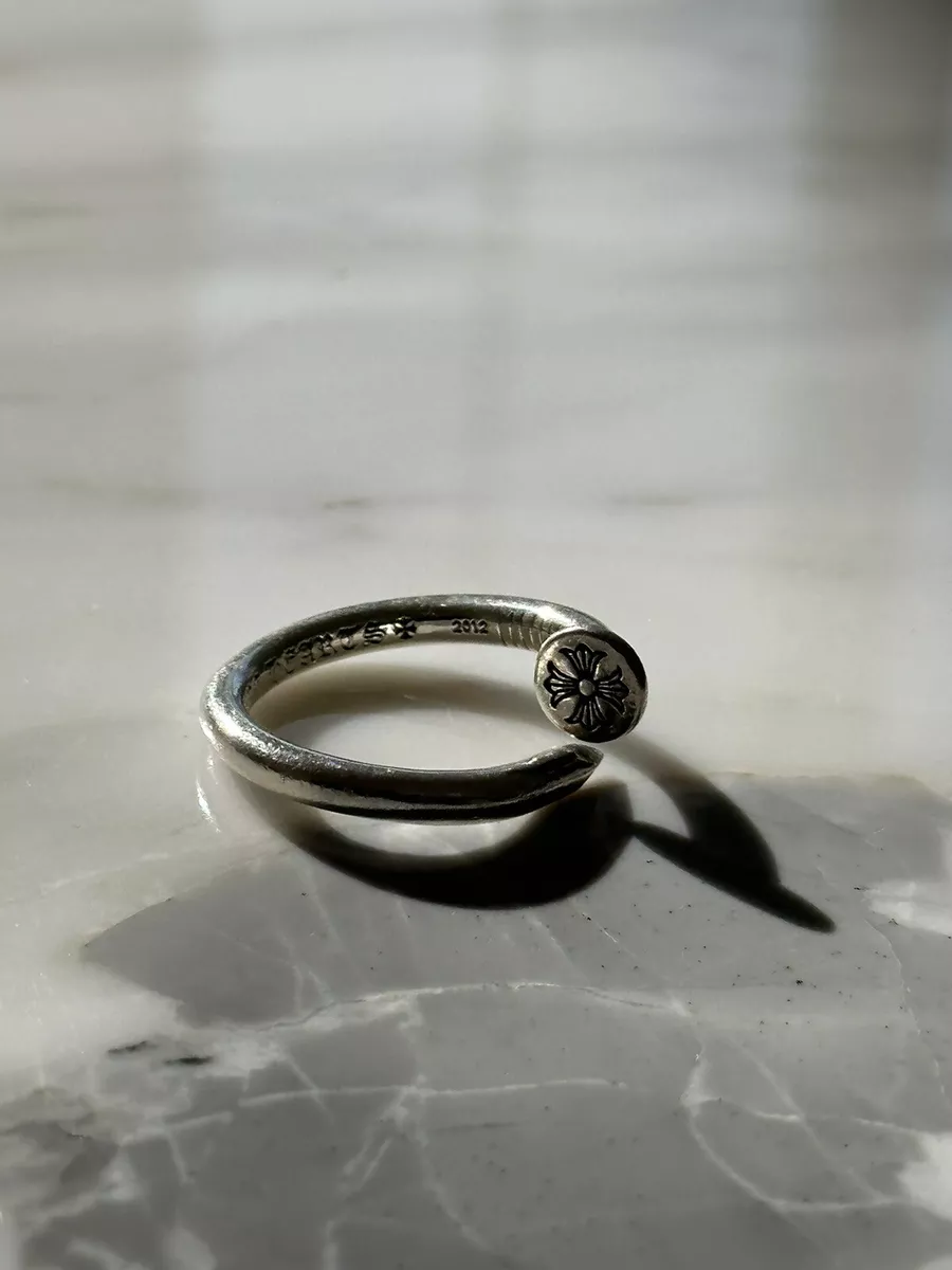 CHROME HEARTS】NAIL FLAT SILVER-