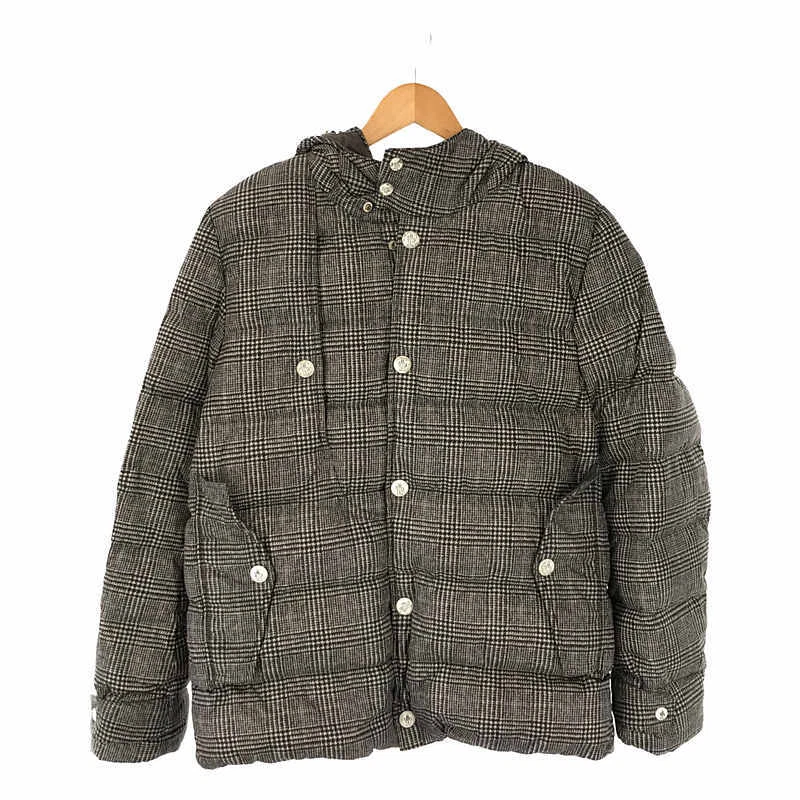 Moncler Gamme Bleu Chewing Gum Blue Brel Giubbotto Houndstooth