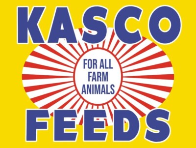KASCO Feeds - For All Farm Animals NEW METAL SIGN: 12 x 16'' & Free Ship.