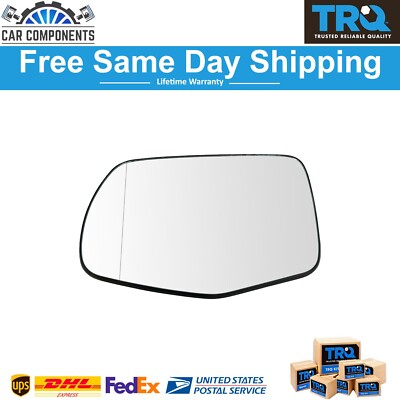 Car Left Driver Side White Mirror Glass Aspherical Heated for Nissan Micra