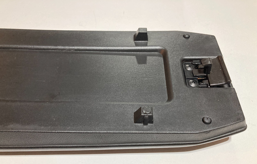 10-17 Chevy Equinox Terrain Center Console Armrest Lid Black w/ Red Stitching - Picture 14 of 19