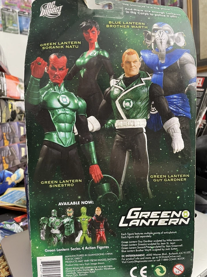 "Figura de acción DC Direct Toys Green Lantern Sinestro serie 5-7""" Foto 2 de 2