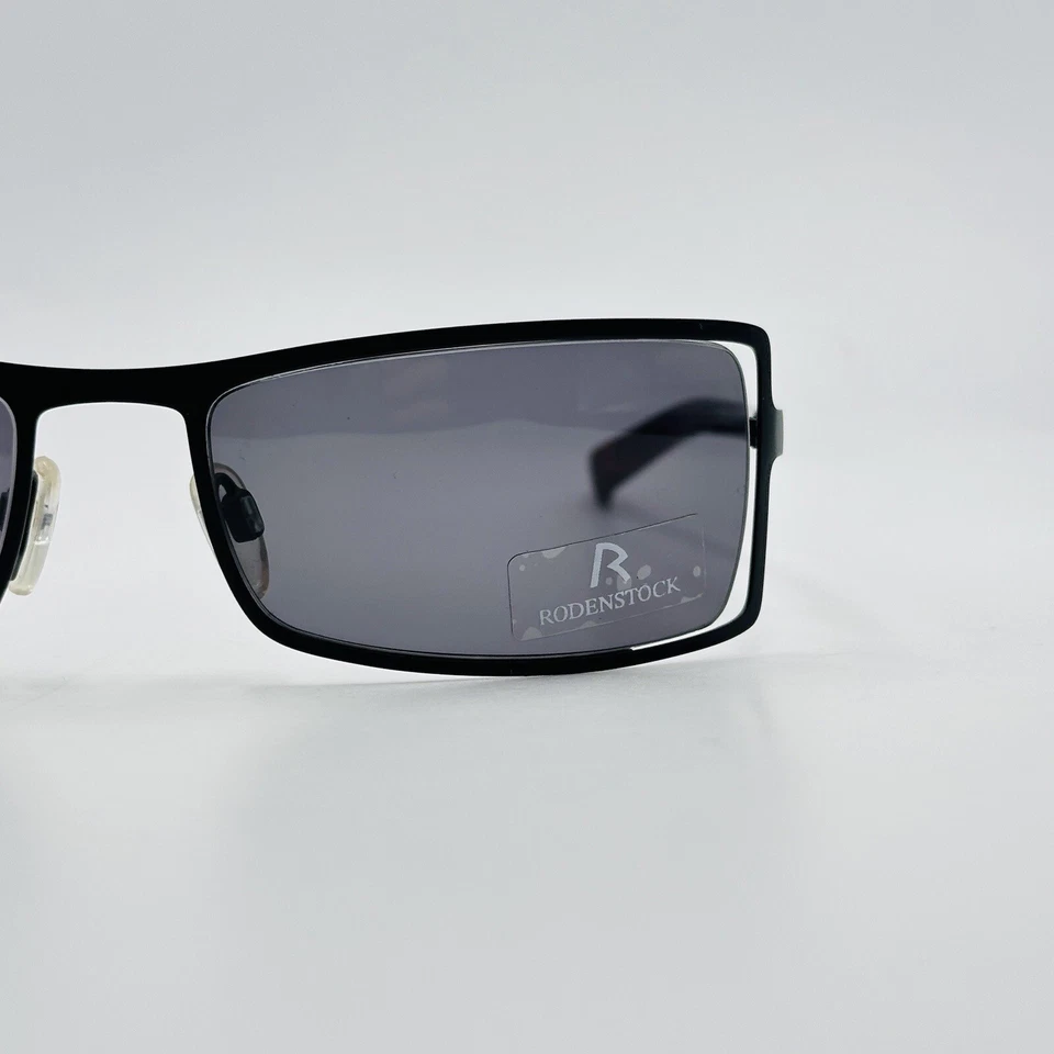 Gafas de sol Rodenstock para hombre y mujer cuadradas negras rojas mod. R 1242 C NUEVO Foto 2 de 4