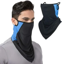 Loop Ear Bandana Face Mask Cover Neck Gaites Scarf Head wrap Headwear Balaclava
