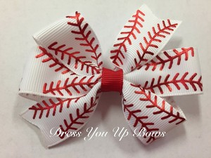 baby baseball bow