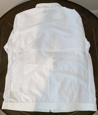 Nike Rafael Nadal Jacket Size XL White Vented Tennis Full Zip | eBay