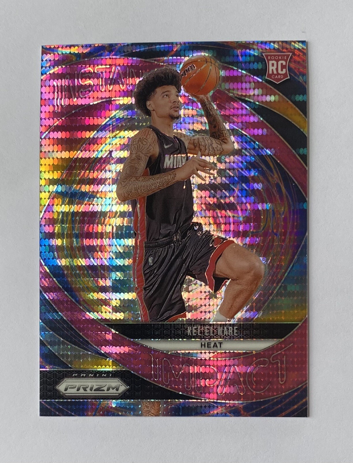 2024-25 Prizm Kel’el Ware Instant Impact Pink Pulsar RC #06/42