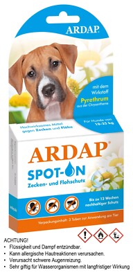 ARDAP Spot-On für mittelgroße Hunde von 10 bis 25 kg