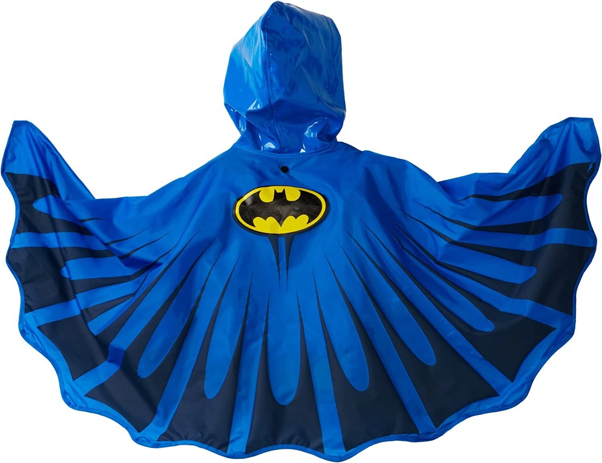Kids Batman Western Chief Raincoat Size 3T With Cape