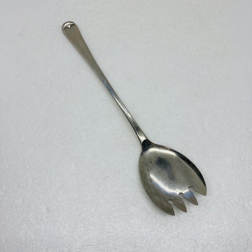 Vintage 1970s Sheffield England Serving Spoon For Set Silverplated 9.5 Decor 29 - Picture 12 of 17