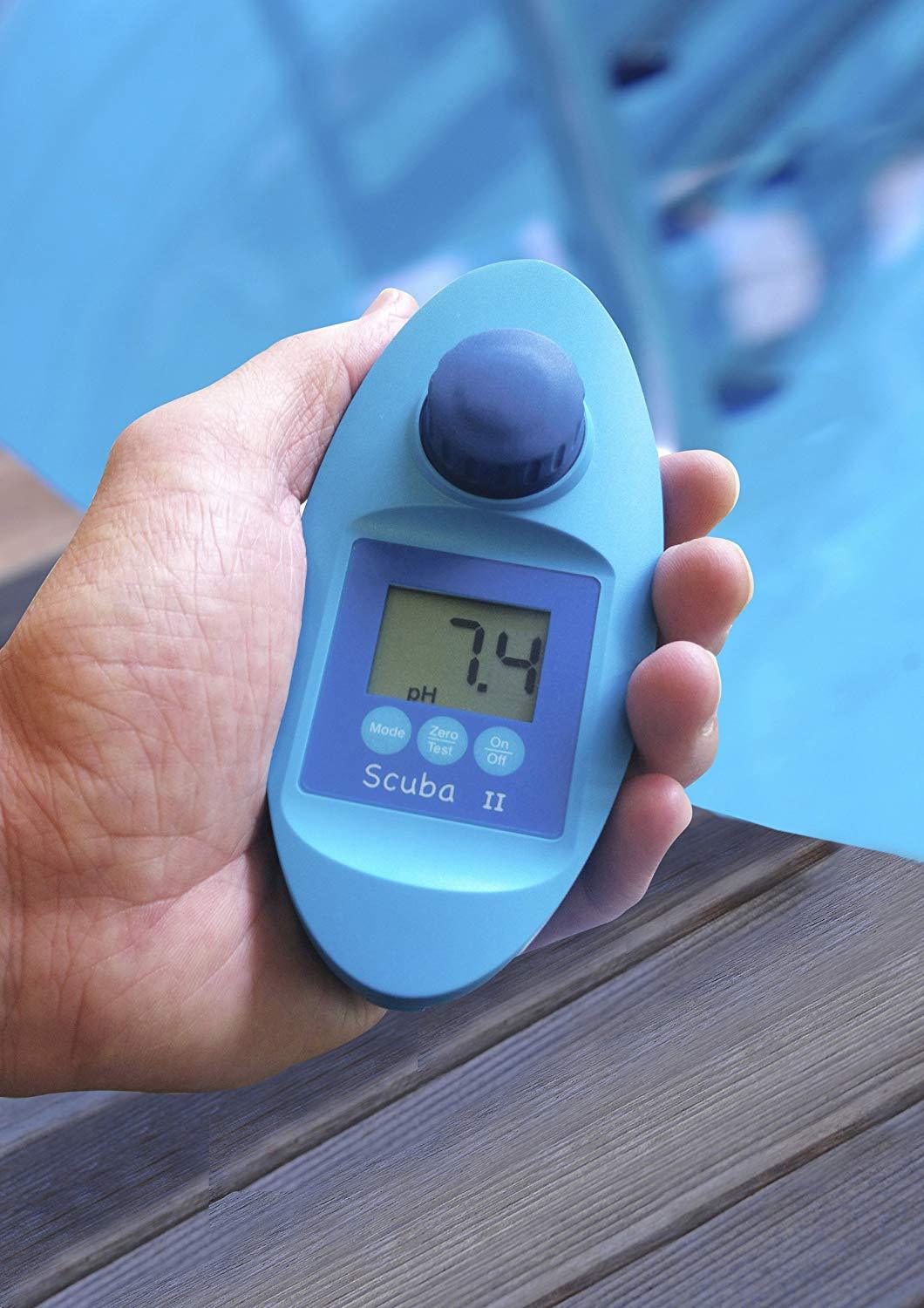 Scuba Electronic Pool Tester Test For Hot Tub Chlorine PH Alkalinity Bromine Spa eBay