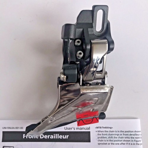 Shimano Derailleur XTR FD-M9025 2x11 Swing, Direct Mounting Tall, Dual-Pull New - Picture 2 of 5