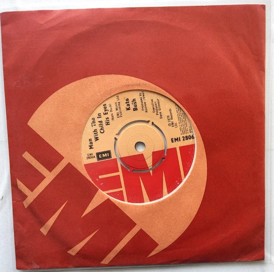 Kate Bush – Man With The Child In His Eyes 1978 single 7" vinyl record - Image 3 of 3