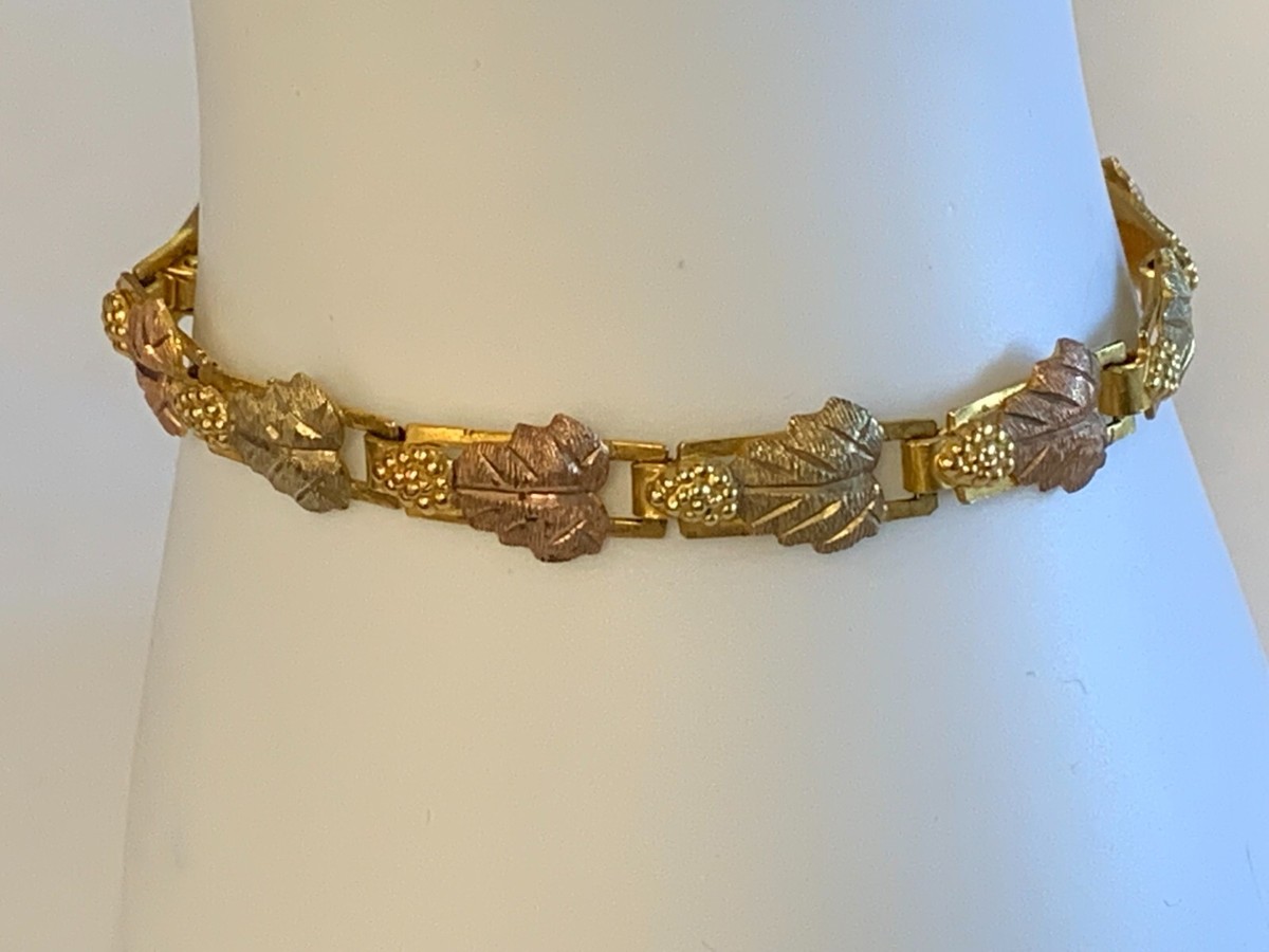 ESTATE 10k BLACK HILLS GOLD BRACELET 8.7 GRAMS | eBay