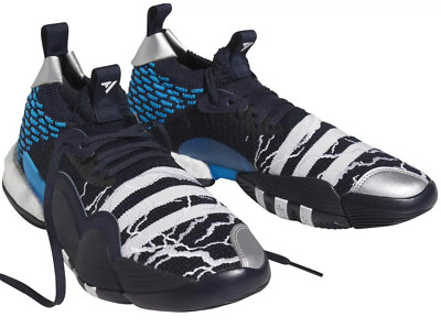 Adidas ID2210 Trae Young 2 Supernatural Lightening Blue Basketball Shoes Mens 12