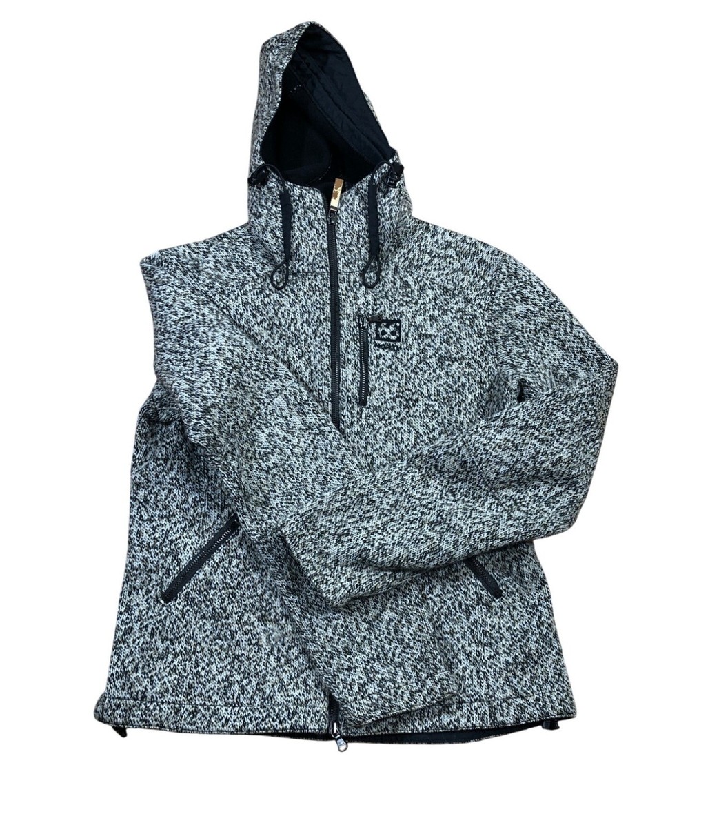 66 North Iceland Jacket Womens S Vindur Fleece Wool Blend Full Zip