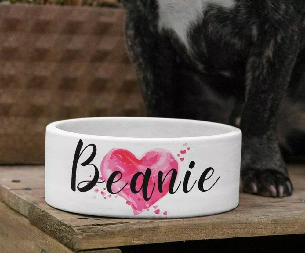 Large personalised 2025 dog bowls