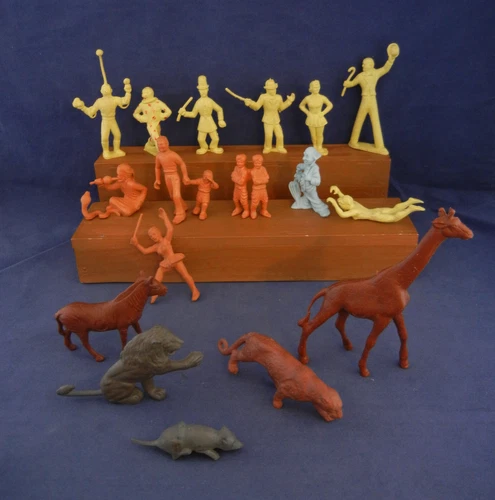 Vintage Lot of Marx SUPER CIRCUS Figures and Animals