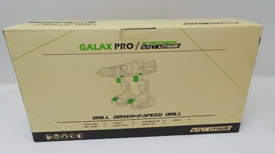 GALAX PRO 20V Max 2 speeds Drill Driver and Impact Driver Combo Kit D6001 