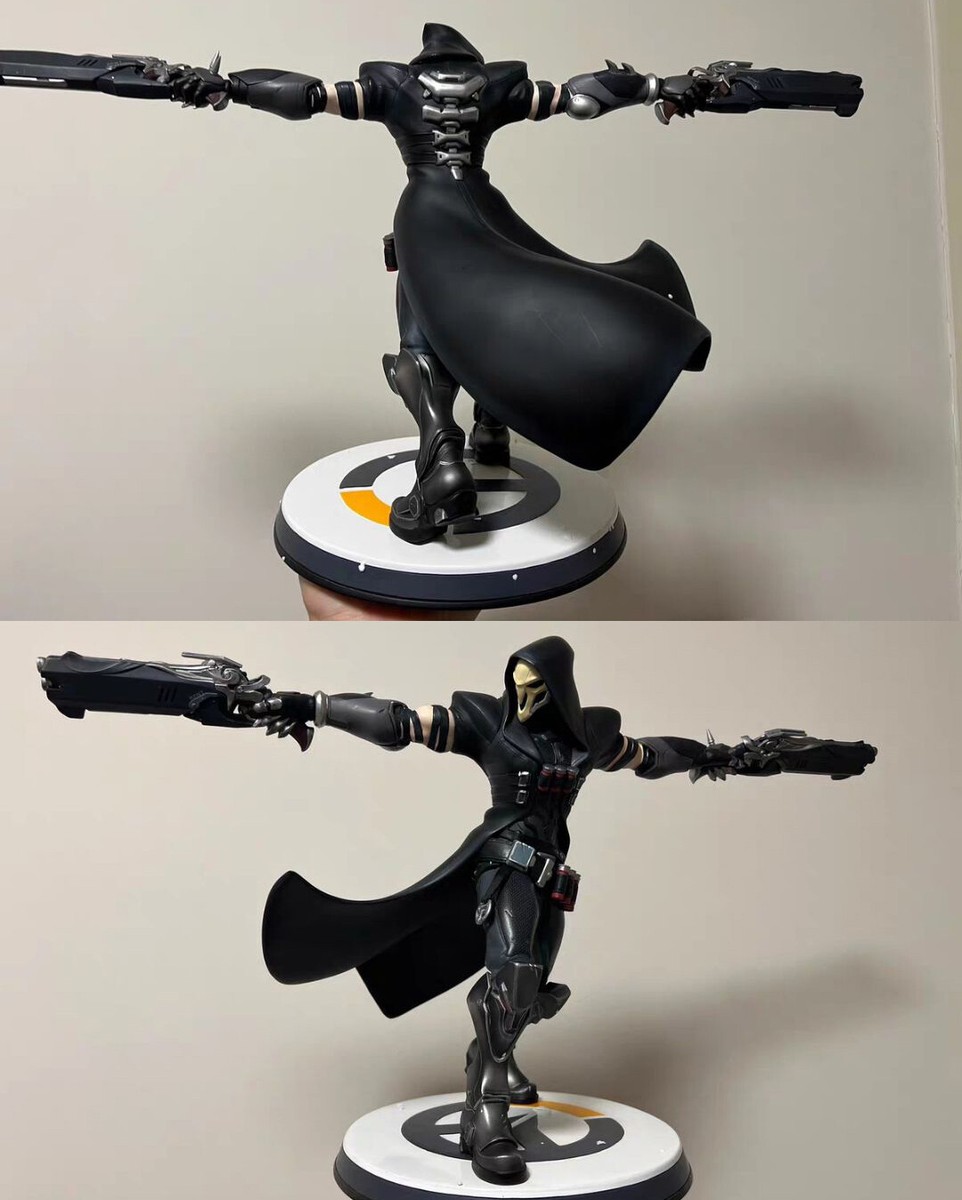 Blizzard Overwatch OW Reaper Gabriel Reyes Statue Model FIGURES In