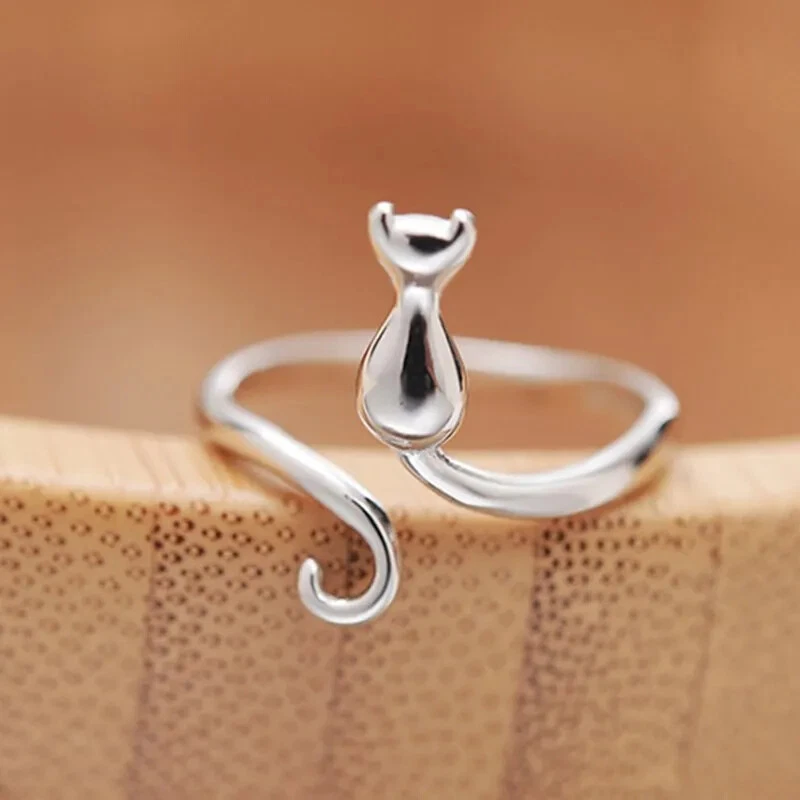 SILVERCUTE 925 Sterling Zilver Verstelbare Open Ringen voor SILVERCUTE 925 Sterling Zilver Verstelbare Open Ringen voor