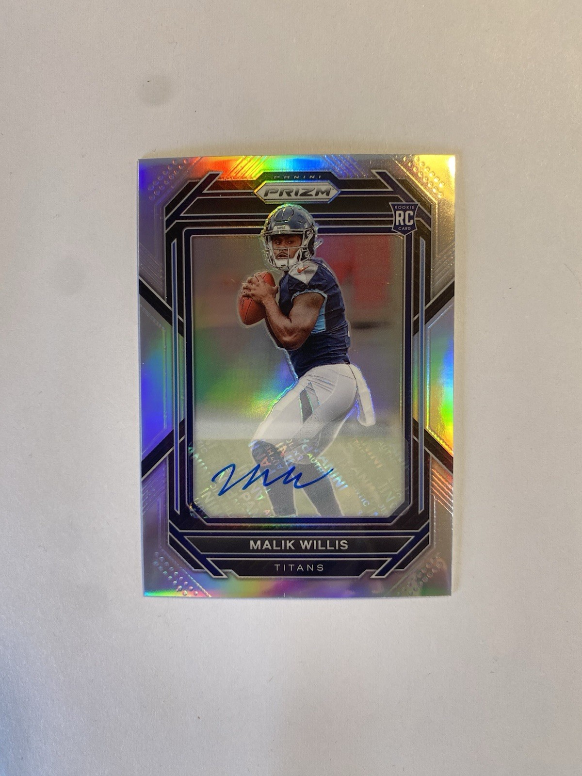 2022 Panini Prizm - Rookies Malik Willis #303 Silver Prizm Autographs (AU, RC)