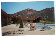 Postcard Welkome Inn Restaurant & Motel Lawrence Welk's Country Club Village CA