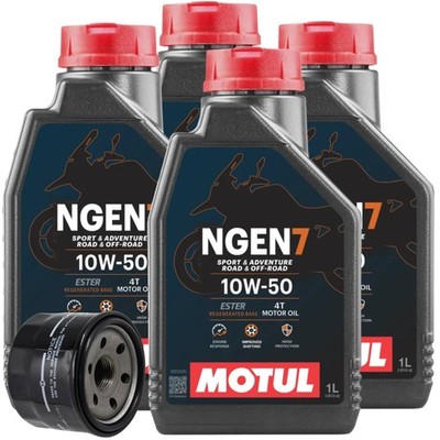 KIT 4L MOTUL NGEN7 10W50 + Ducati Multistrada V4 S ABS 1200 2017-2017 Filter
