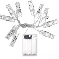 Led Lichterkette Fotoclips 10Er Fotoalbum Foto Stimmungsbeleuchtung
