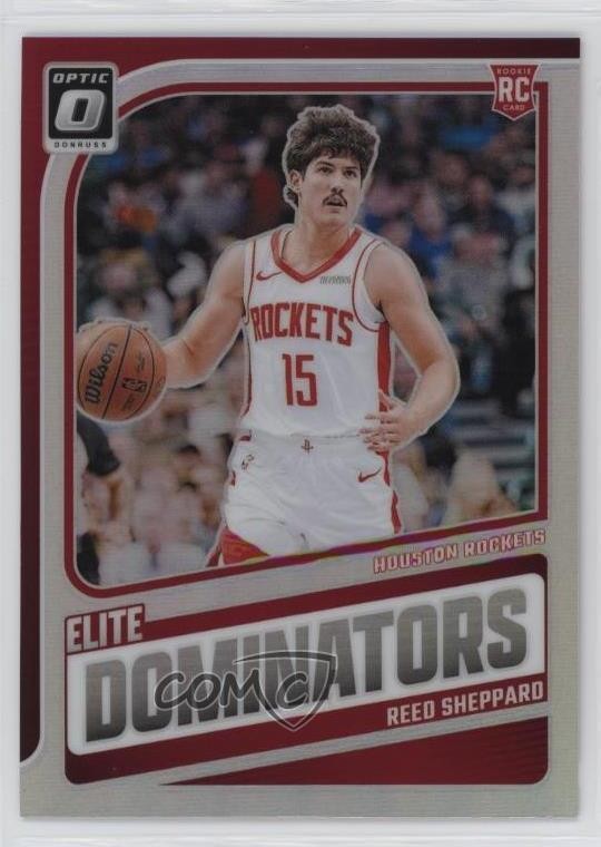 2024 Donruss Optic Elite Dominators Holo Prizm Reed Sheppard #5 Rookie RC 0xh3