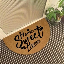 Home Sweet Home Welcome - Heavy Duty Front Porch Door Mat, 29.5 x 17 inch, Br...