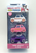 Sanrio Hello Kitty Friends Mini Diecast Cars Hello Kitty My Melody Kuromi 3pc Sanrio Hello Kitty Friends Mini Diecast Cars Hello Kitty My Melody Kuromi 3pc