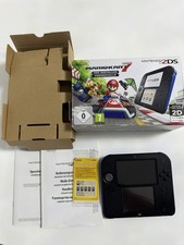 Nintendo 2DS Blau Schwarz Mario Kart 7 OVP - Inkl. Ladekabel/ Getestet