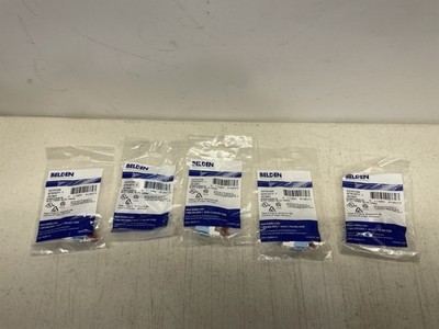   Belden AX101326 KeyConnect Jack Cat6+/RJ45 Module Keystone Blue QTY:5
