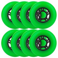 8-Pack Inline Skate Wheels - Outdoor/Indoor Roller Blade Wheels, 85a, 64mm-80...