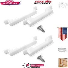 Sturdy Cabinet Clips 4-1/2" - 2 Sets for Easy Installation of False Drawers