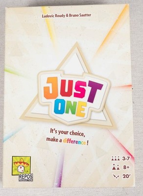 Just One Cooperative Party Game  Repos Productions 2018 Award Winner Complete 