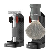 Wall Mounted Shaving Holder, ABS DIY Assembly Type Multipurpose Stand for Ele...