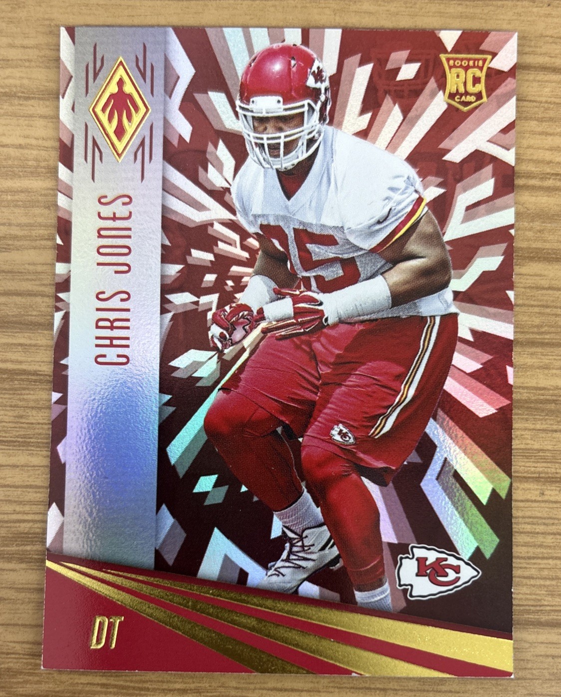 Panini 2016 Phoenix Football Chris Jones Kansas City Chiefs Rookie #170