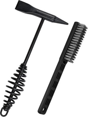 Chipping Hammer and Wire Brush Set   10.6 in Heavy Duty Welding Hammer with Spri