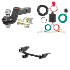 CURT Trailer Hitch Tow Cargo Kit 45143 2in Cushion Ball Mount Anti-Rattle 13406