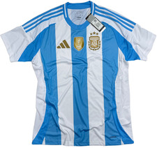 Argentinien Trikot Gr. M L XL 2XL 3XL Heim 2024 WM Patch Adidas blau weiss NEU