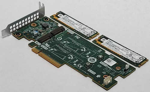 Dell EMC M.2 Boss Card Storage Controller W/ 2x 240GB M.2 SATA SSD TC2RP