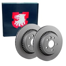 2x JP GROUP BREMSSCHEIBEN Ø302mm BELÜFTET HINTEN passend für VOLVO XC60