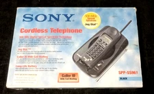 Vintage Sony SPP-SS961 Cordless Telephone 900MHz Jog Dial Caller ID & Waiting