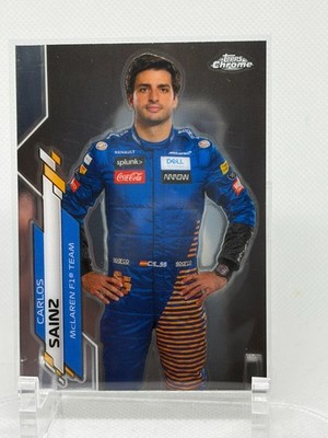 2020 Topps Chrome Formula 1 F1 Racers Carlos Sainz Jr #8